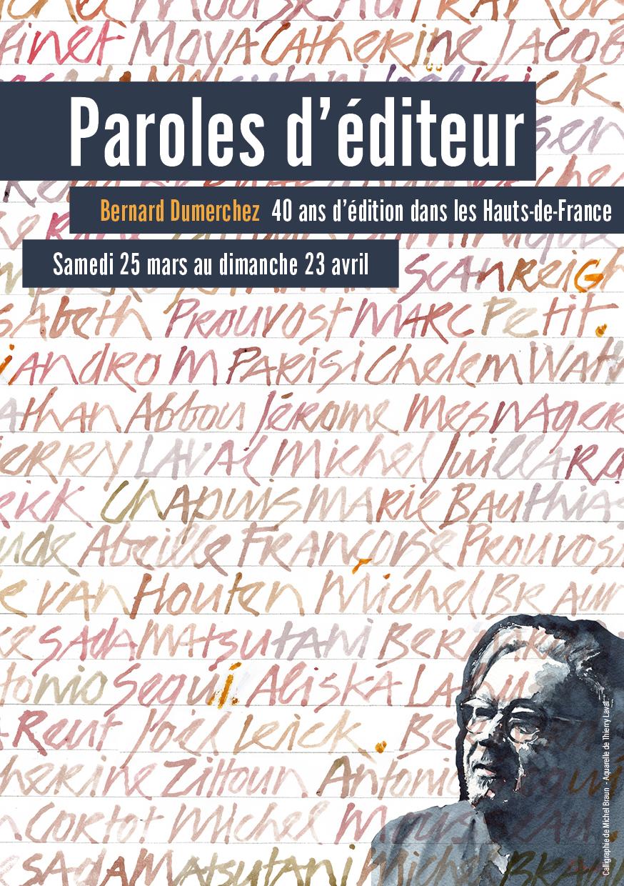Paroles d’éditeur Bernard Dumerchez, 40 ans d’édition dans les Hauts-de-France